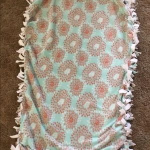 Handmade fleece blanket
